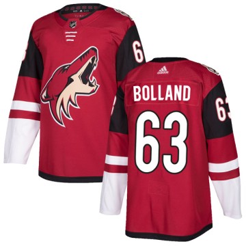 Authentic Adidas Men's Dave Bolland Arizona Coyotes Maroon Home Jersey -