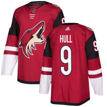 Authentic Adidas Youth Bobby Hull Arizona Coyotes Burgundy Home Jersey - Red