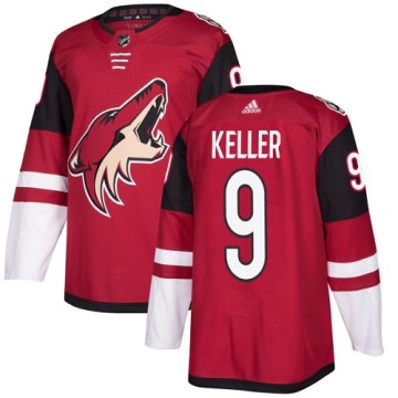 Authentic Adidas Youth Clayton Keller Arizona Coyotes Burgundy Home Jersey - Red