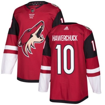 Authentic Adidas Youth Dale Hawerchuck Arizona Coyotes Burgundy Home Jersey - Red