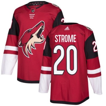 Authentic Adidas Youth Dylan Strome Arizona Coyotes Burgundy Home Jersey - Red