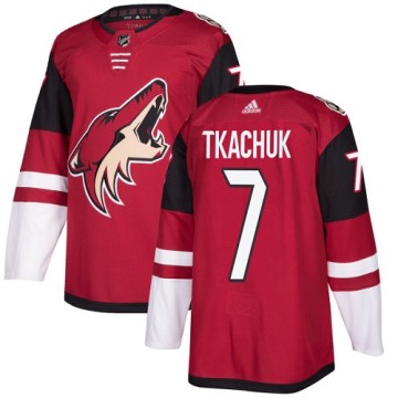 Authentic Adidas Youth Keith Tkachuk Arizona Coyotes Burgundy Home Jersey - Red