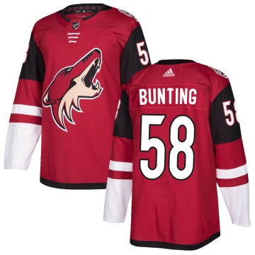 Authentic Adidas Youth Michael Bunting Arizona Coyotes Maroon Home Jersey -