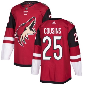 Authentic Adidas Youth Nick Cousins Arizona Coyotes Burgundy Home Jersey - Red