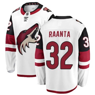 Authentic Fanatics Branded Men's Antti Raanta Arizona Coyotes Away Jersey - White