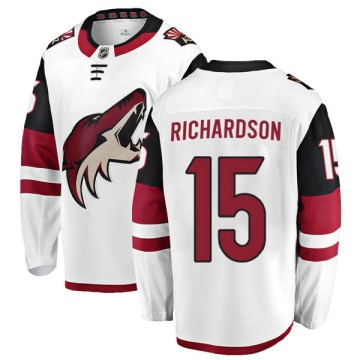 Authentic Fanatics Branded Men's Brad Richardson Arizona Coyotes Away Jersey - White