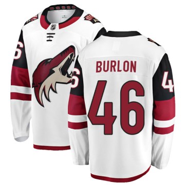 Authentic Fanatics Branded Men's Brandon Burlon Arizona Coyotes Away Jersey - White