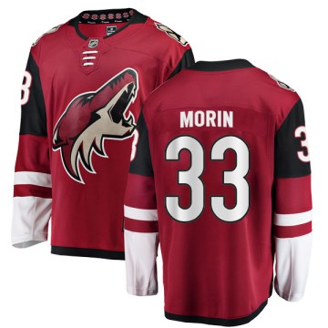 Authentic Fanatics Branded Men's Jeremy Morin Arizona Coyotes Home Jersey - Red
