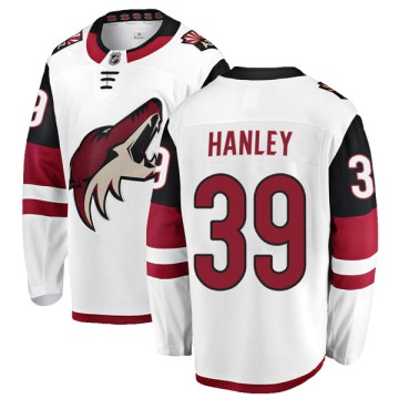 Authentic Fanatics Branded Men's Joel Hanley Arizona Coyotes Away Jersey - White