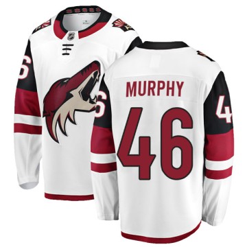 Authentic Fanatics Branded Men's Trevor Murphy Arizona Coyotes Away Jersey - White