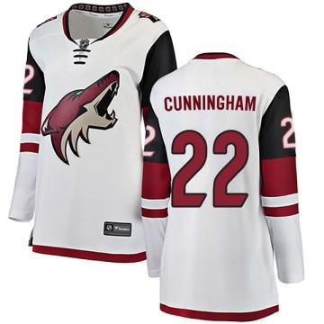 Authentic Fanatics Branded Women's Craig Cunningham Arizona Coyotes Away Jersey - White