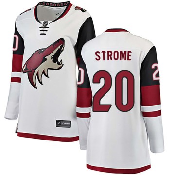 Authentic Fanatics Branded Women's Dylan Strome Arizona Coyotes Away Jersey - White