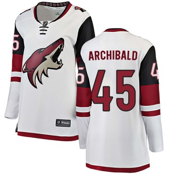 Authentic Fanatics Branded Women's Josh Archibald Arizona Coyotes Away Jersey - White