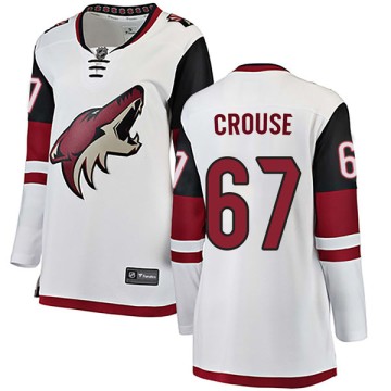 Authentic Fanatics Branded Women's Lawson Crouse Arizona Coyotes Away Jersey - White