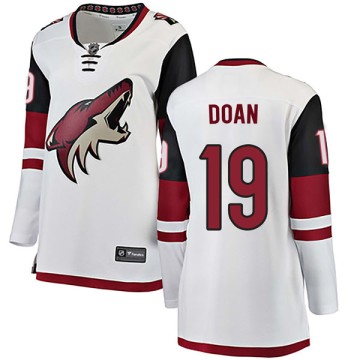 Authentic Fanatics Branded Women's Shane Doan Arizona Coyotes Away Jersey - White