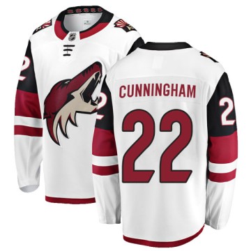 Authentic Fanatics Branded Youth Craig Cunningham Arizona Coyotes Away Jersey - White