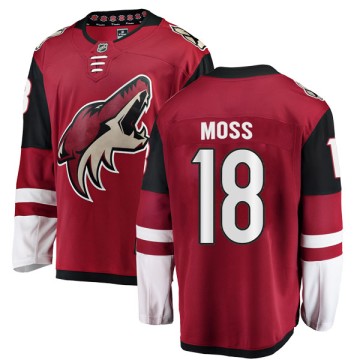 Authentic Fanatics Branded Youth David Moss Arizona Coyotes Home Jersey - Red