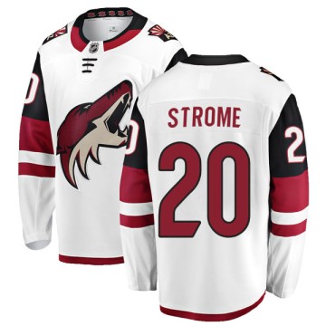 Authentic Fanatics Branded Youth Dylan Strome Arizona Coyotes Away Jersey - White