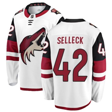 Authentic Fanatics Branded Youth Eric Selleck Arizona Coyotes Away Jersey - White