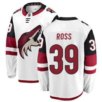 Authentic Fanatics Branded Youth Garret Ross Arizona Coyotes Away Jersey - White