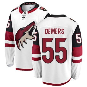 Authentic Fanatics Branded Youth Jason Demers Arizona Coyotes Away Jersey - White