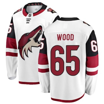Authentic Fanatics Branded Youth Kyle Wood Arizona Coyotes Away Jersey - White
