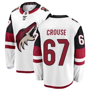 Authentic Fanatics Branded Youth Lawson Crouse Arizona Coyotes Away Jersey - White