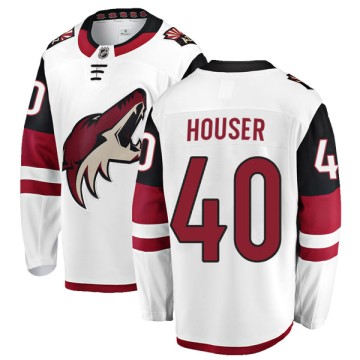 Authentic Fanatics Branded Youth Michael Houser Arizona Coyotes Away Jersey - White