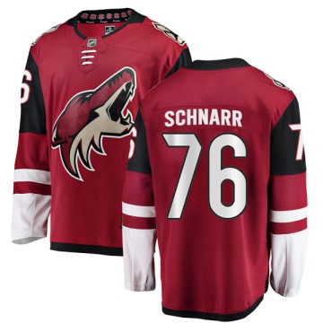 Authentic Fanatics Branded Youth Nate Schnarr Arizona Coyotes Home Jersey - Red