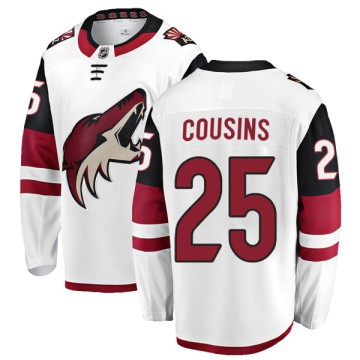 Authentic Fanatics Branded Youth Nick Cousins Arizona Coyotes Away Jersey - White