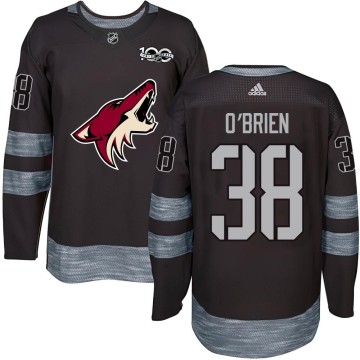Authentic Youth Liam O'Brien Arizona Coyotes 1917-2017 100th Anniversary Jersey - Black