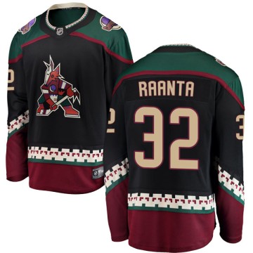 Breakaway Fanatics Branded Men's Antti Raanta Arizona Coyotes Alternate Jersey - Black