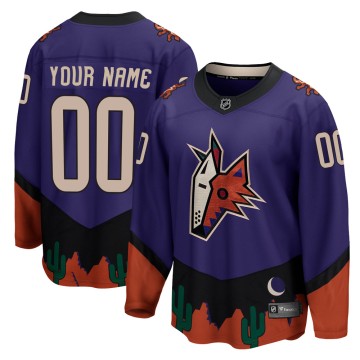 Breakaway Fanatics Branded Men's Custom Arizona Coyotes Custom 2020/21 Special Edition Jersey - Purple