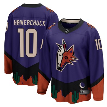 Breakaway Fanatics Branded Men's Dale Hawerchuck Arizona Coyotes 2020/21 Special Edition Jersey - Purple