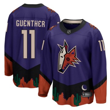 Breakaway Fanatics Branded Men's Dylan Guenther Arizona Coyotes 2020/21 Special Edition Jersey - Purple