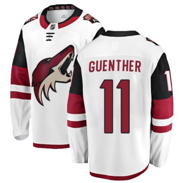 Breakaway Fanatics Branded Men's Dylan Guenther Arizona Coyotes Away Jersey - White