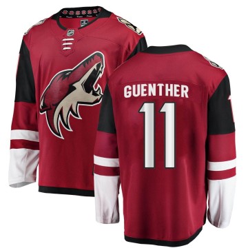Breakaway Fanatics Branded Men's Dylan Guenther Arizona Coyotes Home Jersey - Red