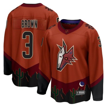 Breakaway Fanatics Branded Men's Josh Brown Arizona Coyotes Special Edition 2.0 Jersey - Orange