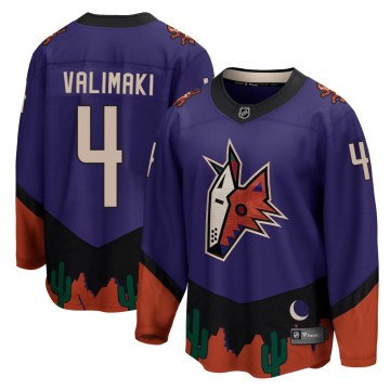 Breakaway Fanatics Branded Men's Juuso Valimaki Arizona Coyotes 2020/21 Special Edition Jersey - Purple