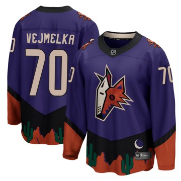 Breakaway Fanatics Branded Men's Karel Vejmelka Arizona Coyotes 2020/21 Special Edition Jersey - Purple