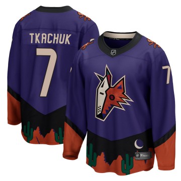 Breakaway Fanatics Branded Men's Keith Tkachuk Arizona Coyotes 2020/21 Special Edition Jersey - Purple
