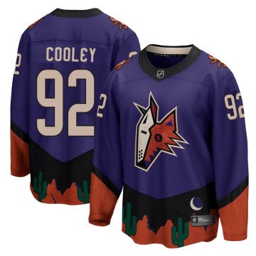 Breakaway Fanatics Branded Men's Logan Cooley Arizona Coyotes 2020/21 Special Edition Jersey - Purple