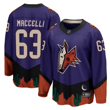Breakaway Fanatics Branded Men's Matias Maccelli Arizona Coyotes 2020/21 Special Edition Jersey - Purple