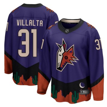 Breakaway Fanatics Branded Men's Matt Villalta Arizona Coyotes 2020/21 Special Edition Jersey - Purple