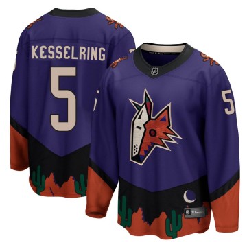Breakaway Fanatics Branded Men's Michael Kesselring Arizona Coyotes 2020/21 Special Edition Jersey - Purple