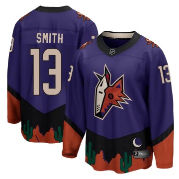 Breakaway Fanatics Branded Men's Nathan Smith Arizona Coyotes 2020/21 Special Edition Jersey - Purple