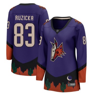 Breakaway Fanatics Branded Women's Adam Ruzicka Arizona Coyotes 2020/21 Special Edition Jersey - Purple