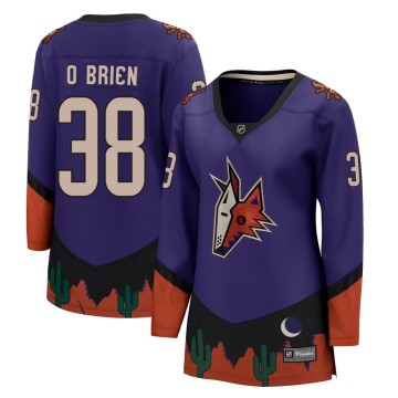 Breakaway Fanatics Branded Women's Liam O'Brien Arizona Coyotes 2020/21 Special Edition Jersey - Purple