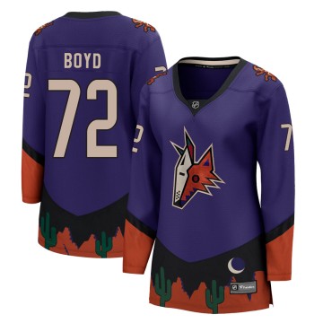 Breakaway Fanatics Branded Women's Travis Boyd Arizona Coyotes 2020/21 Special Edition Jersey - Purple