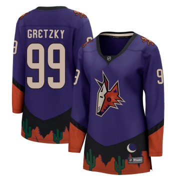 Breakaway Fanatics Branded Women's Wayne Gretzky Arizona Coyotes 2020/21 Special Edition Jersey - Purple